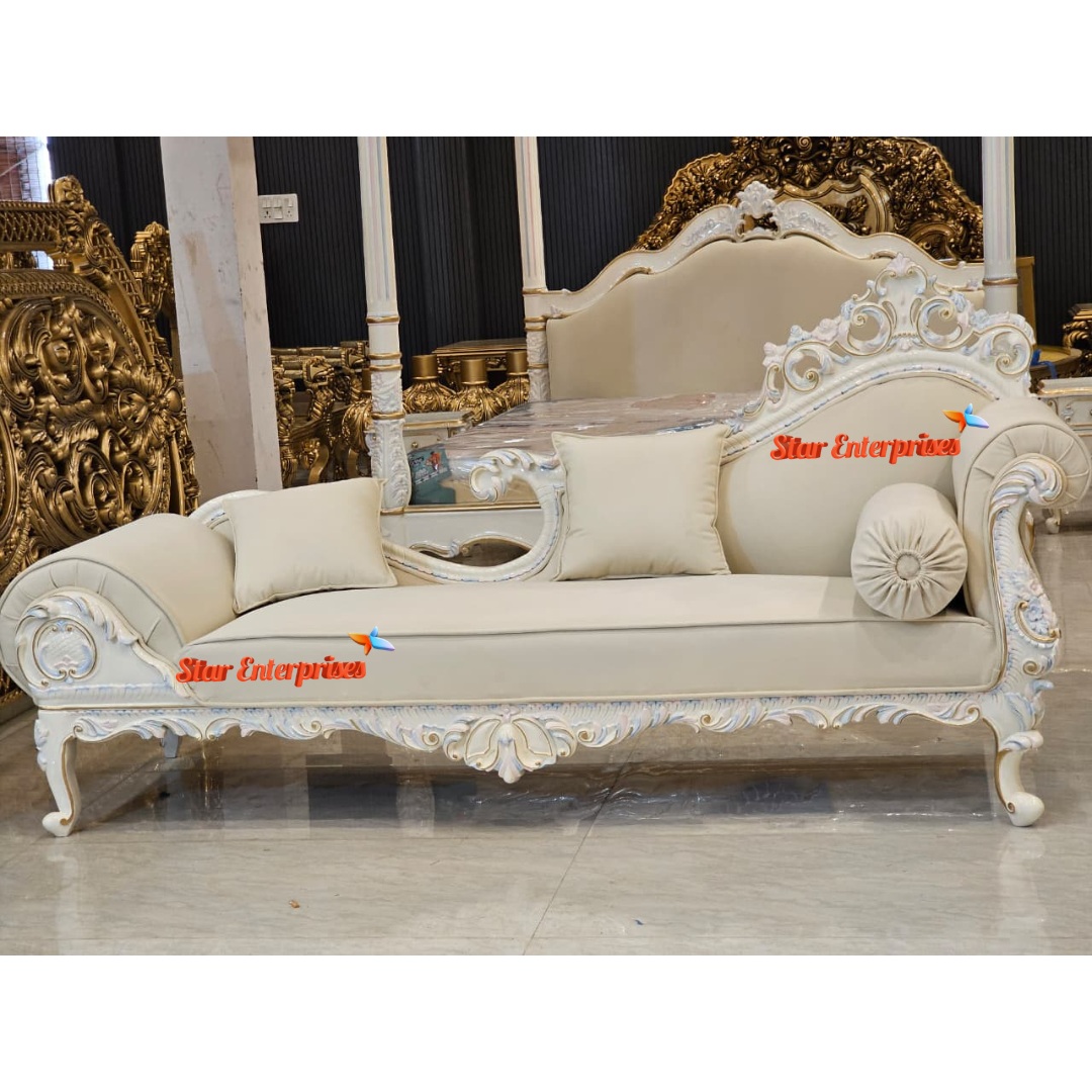 Wooden Luxury Hand Carved Couch