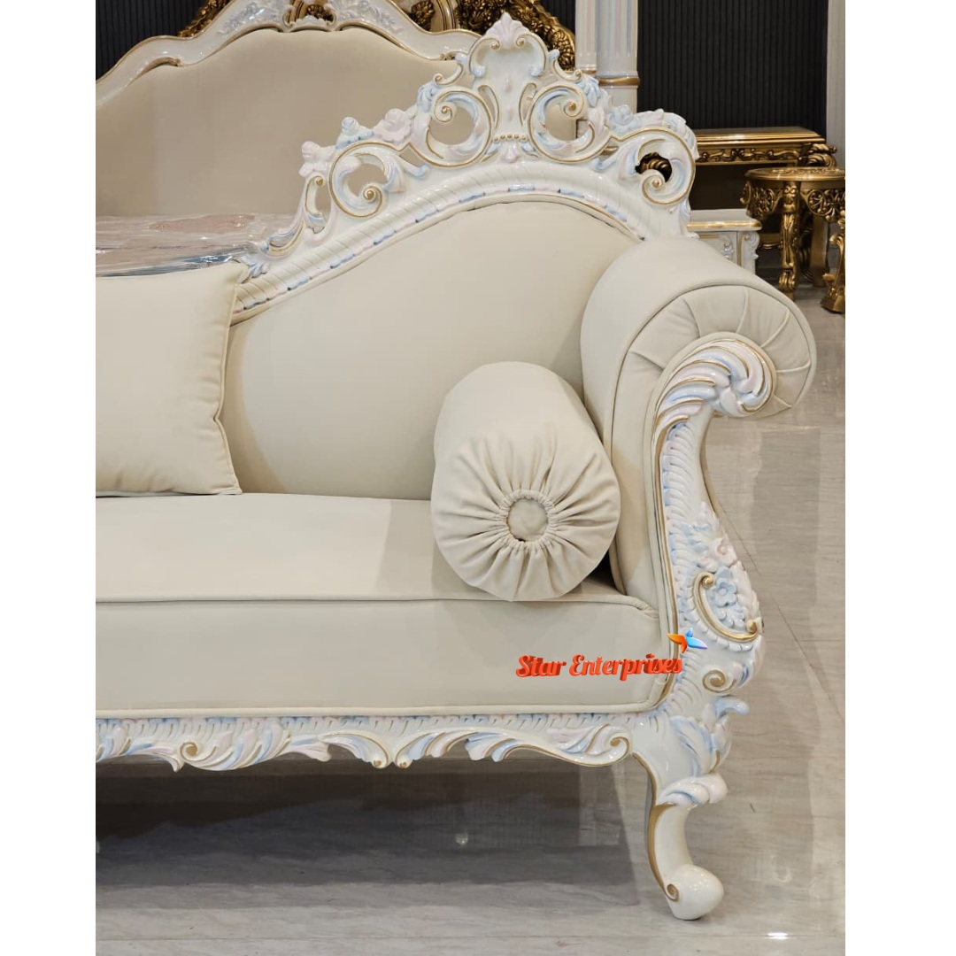 Wooden Luxury Hand Carved Couch