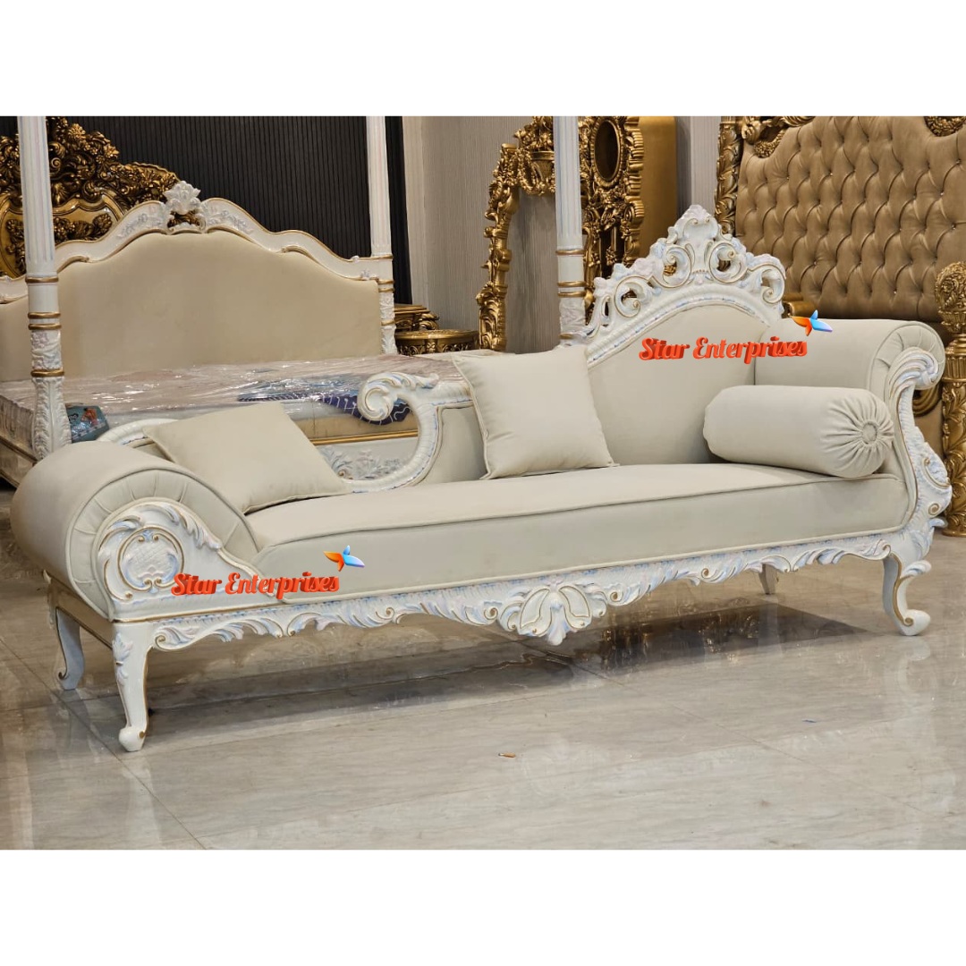 Wooden Luxury Hand Carved Couch