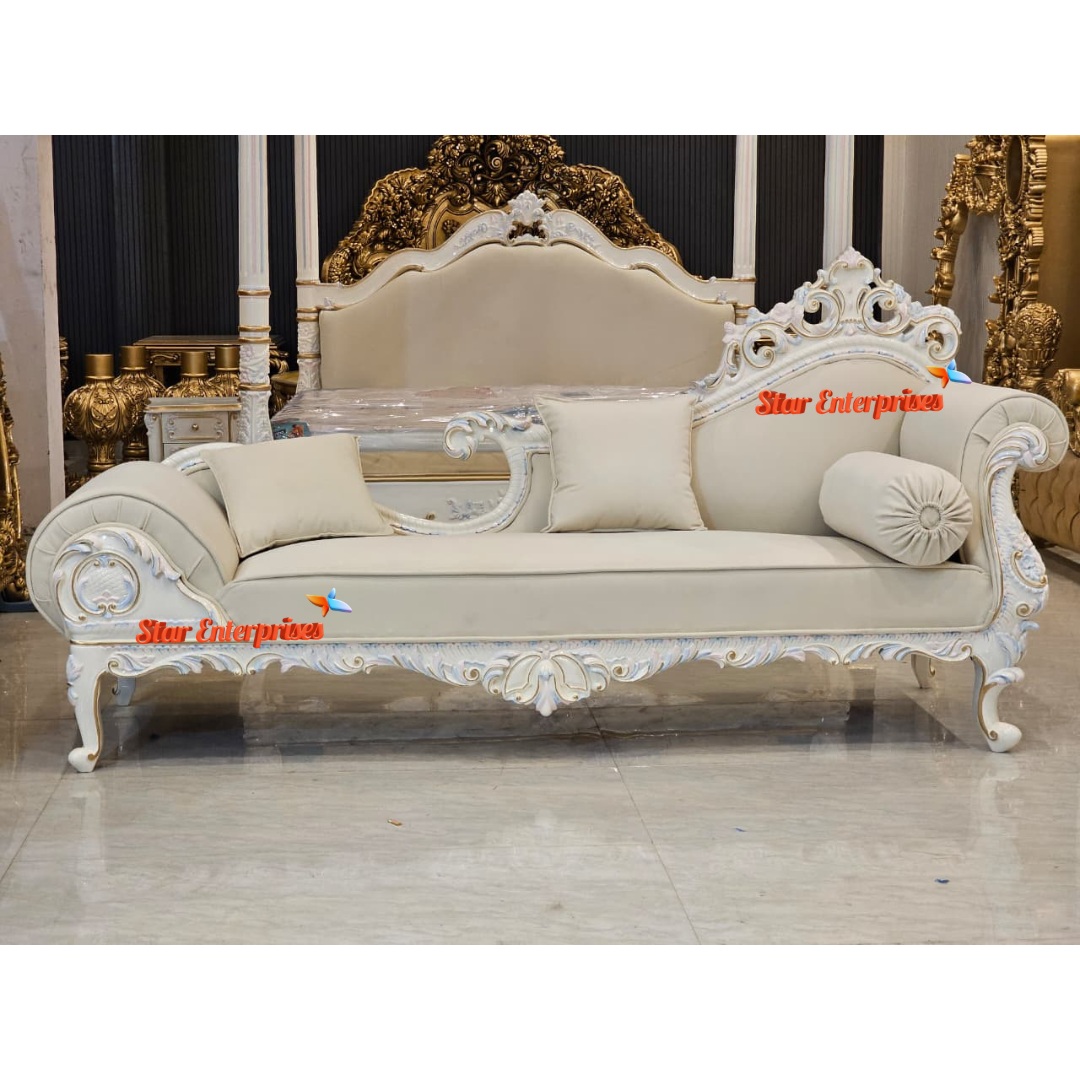 Wooden Luxury Hand Carved Couch