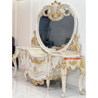 Wooden Luxury Hand Carved Dressing Table