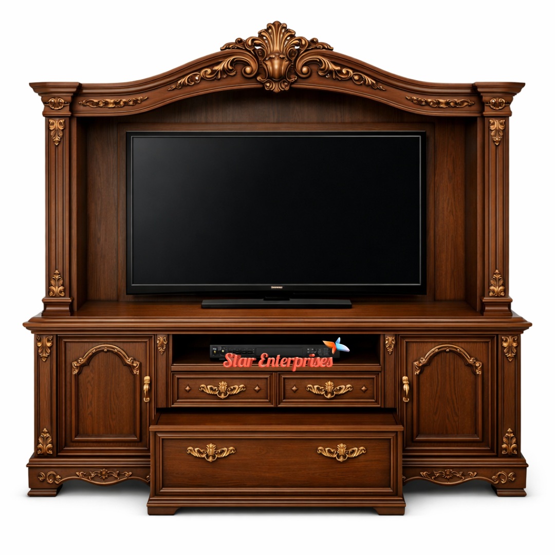 Wooden Luxury Handcrafted TV Cabinet