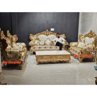 Star Enterprises Wooden Luxury Maharaja Sofa Set SOFA-0134