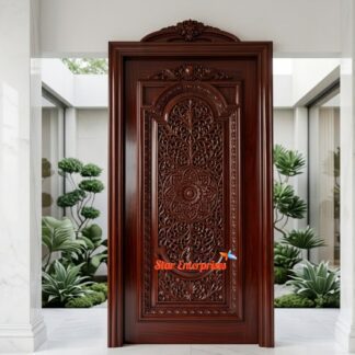 Star Enterprises Teak Wood Handcrafted Door DR-071
