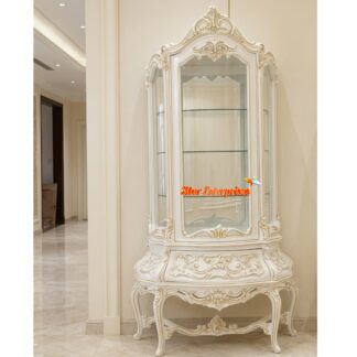 Star Enterprises Wooden Luxury Carved Crockery Unit CKR-072