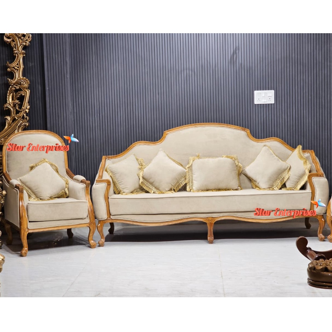 Star Enterprises Premium Quality Classical Sofa Set SOFA-0136 - Image 2