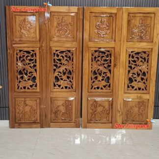 Star Enterprises Solid Teak Wood Handcrafted Doors DR-075