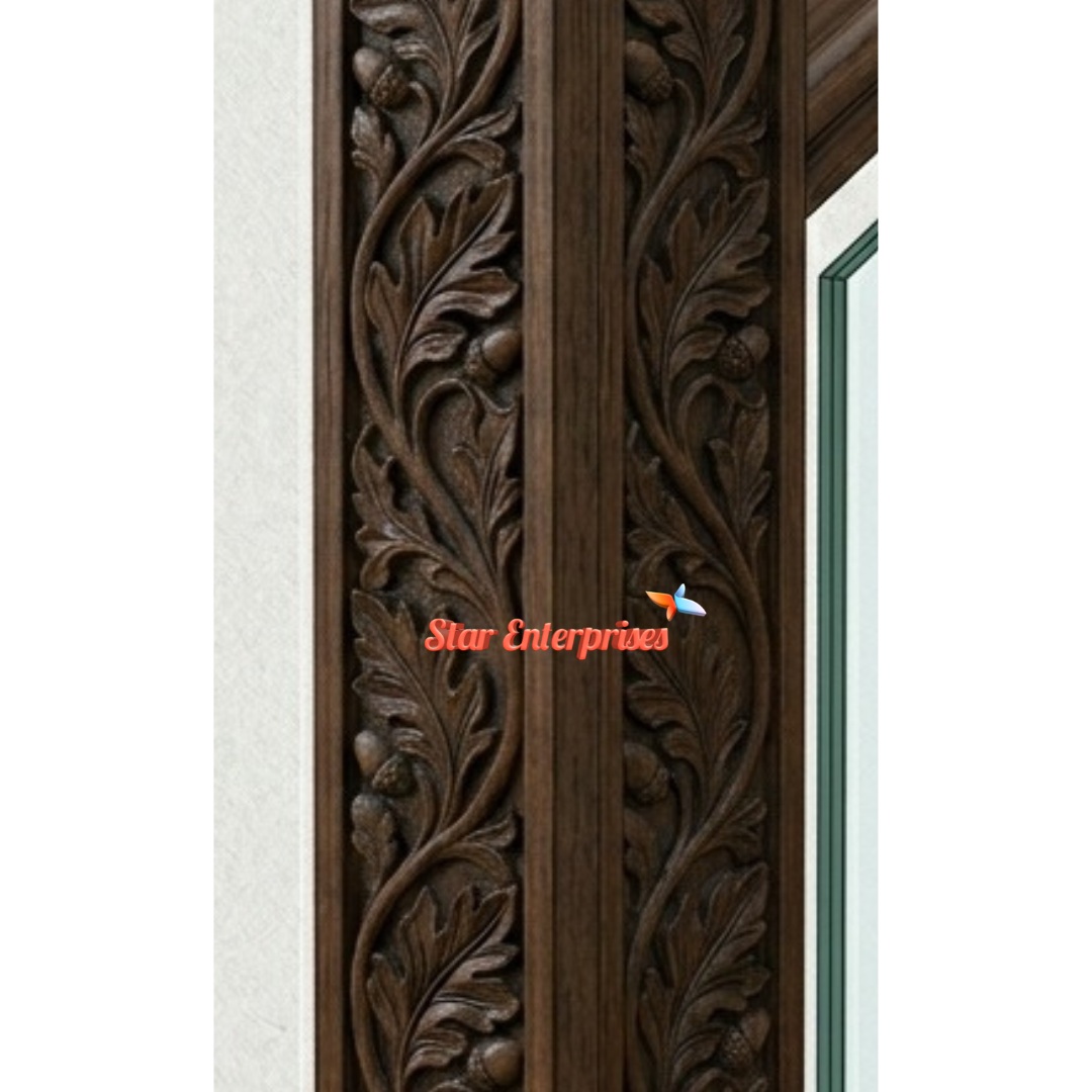 Star Enterprises Solid Teak Wood Handcrafted Railing Pillar PIL-0104 - Image 3