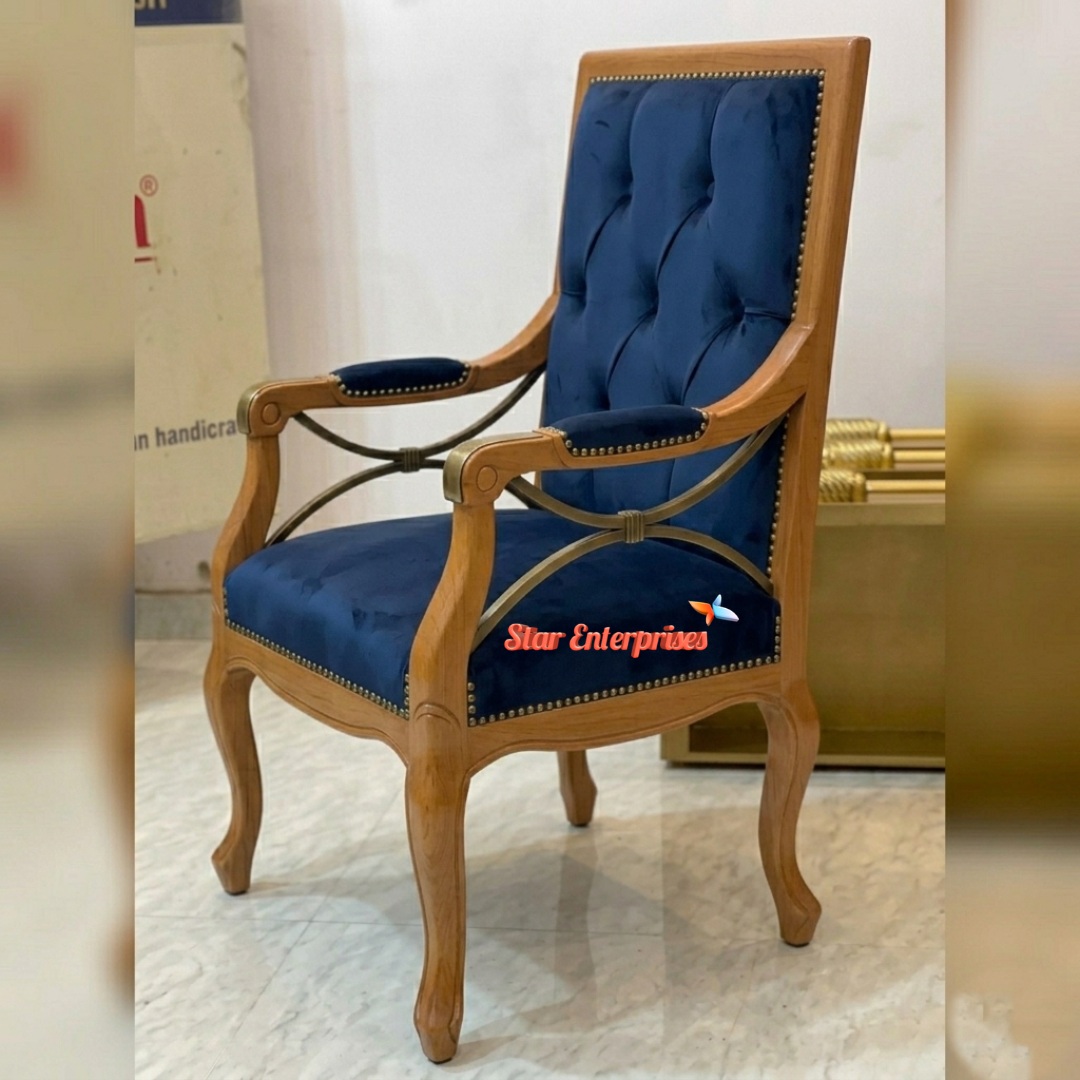 Star Enterprises Teak Wood Classic Chair BDCH-0120 - Image 3