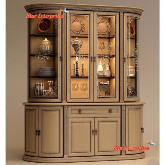 Star Enterprises Wooden Classic Crockery Cabinet CKR-073