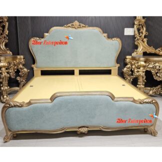 Star Enterprises Wooden Classical Sleek Design Bed BD-0167