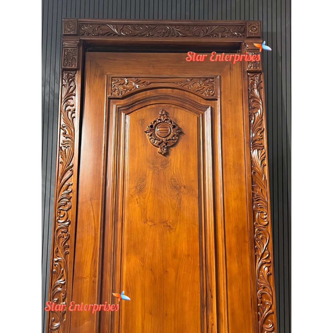 Wooden Grand Classical Carved Door DR-074 - Image 2