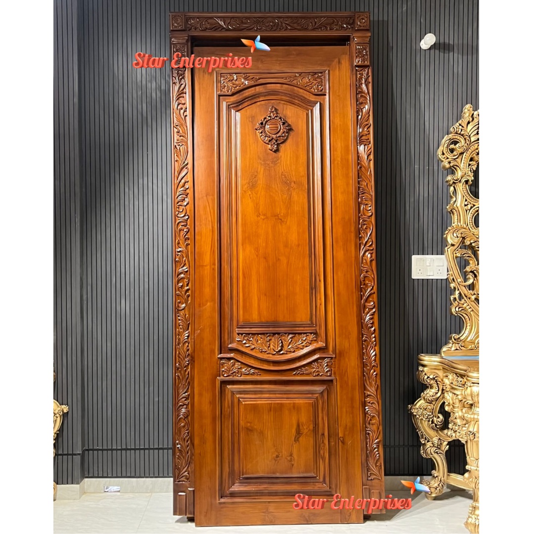 Wooden Grand Classical Carved Door DR-074 - Image 3