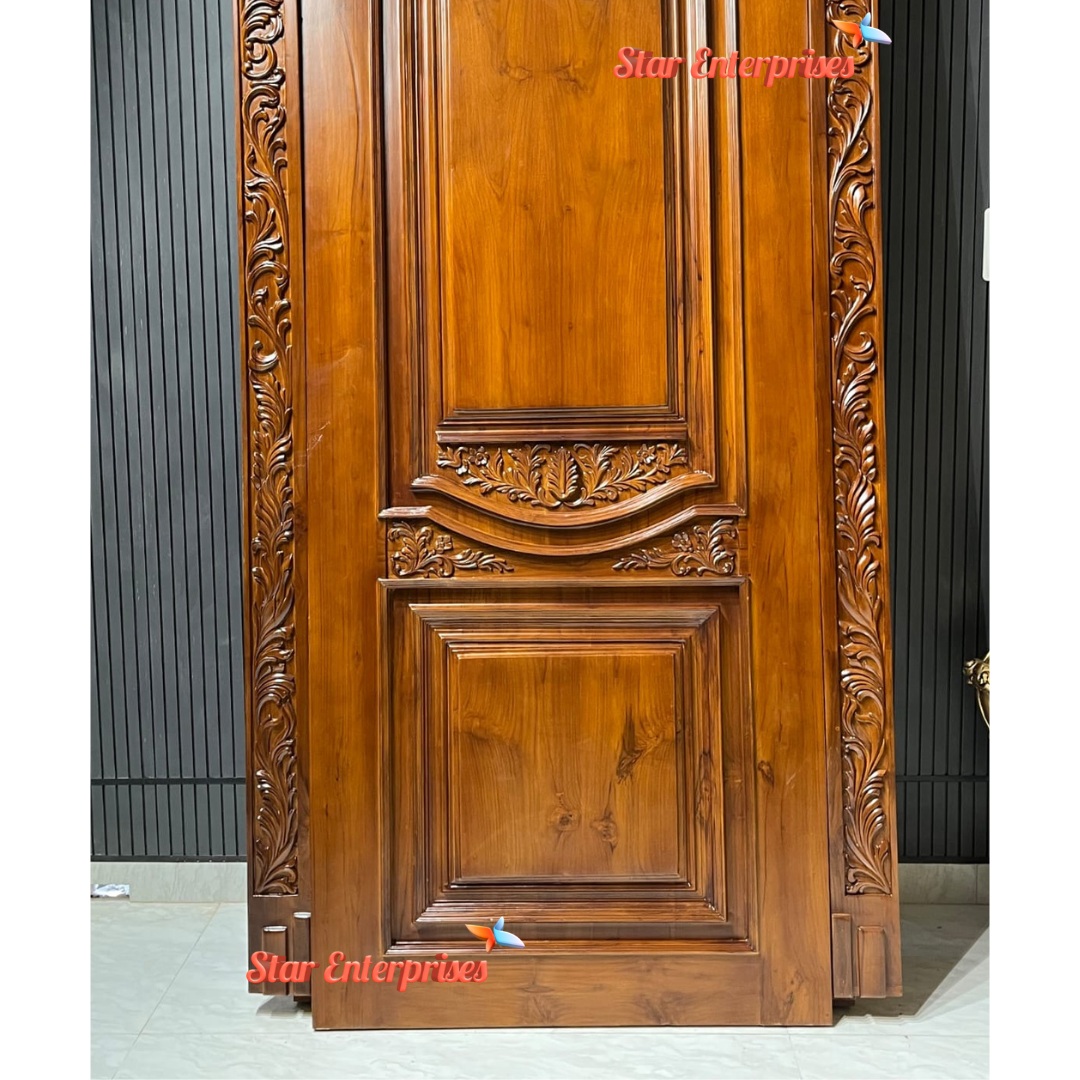 Wooden Grand Classical Carved Door DR-074 - Image 4