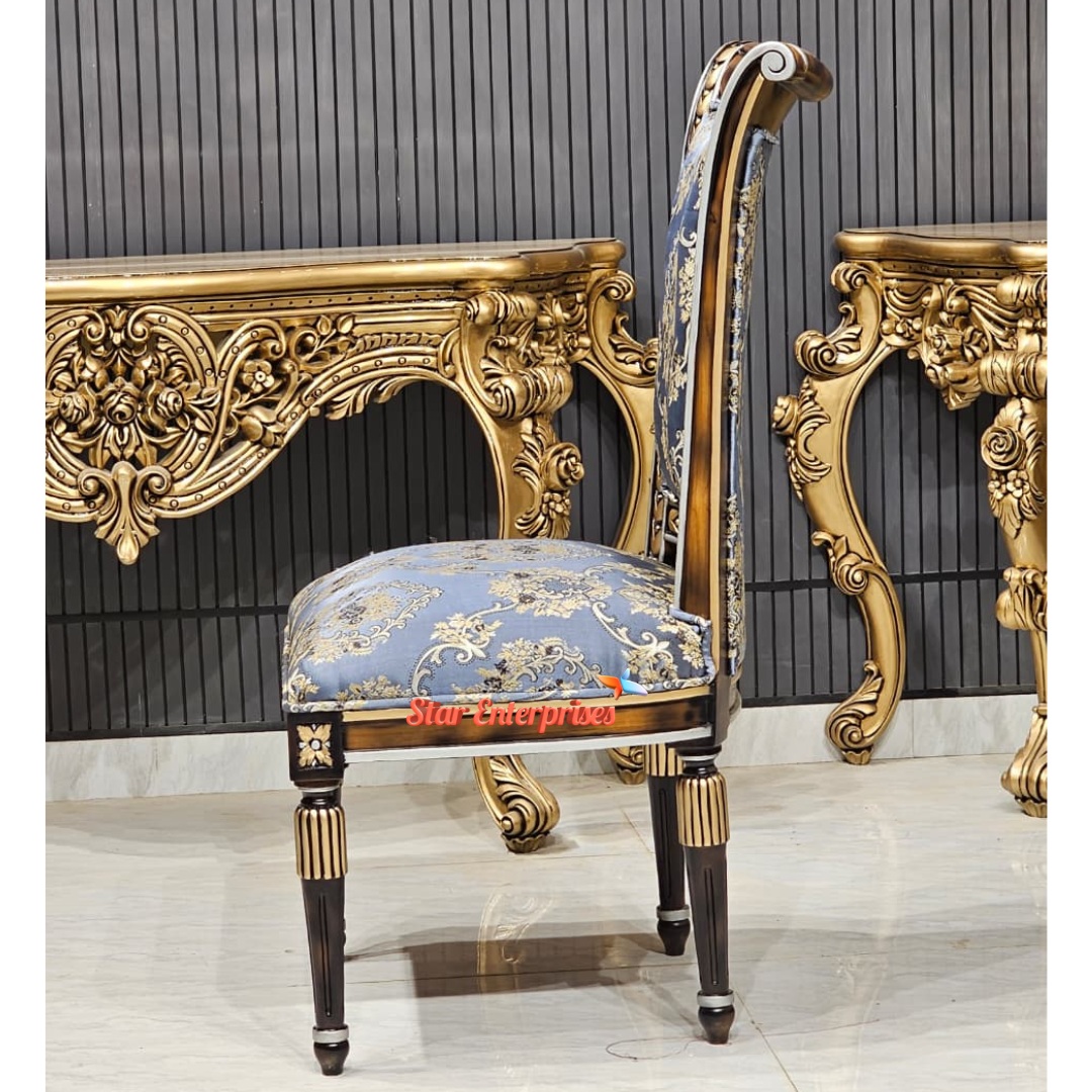 Star Enterprises Teak Wood Classic Dining Chairs DNGCHR-064 - Image 2