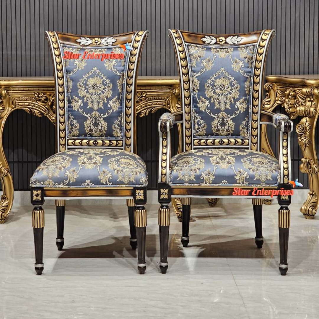 Star Enterprises Teak Wood Classic Dining Chairs DNGCHR-064 - Image 4