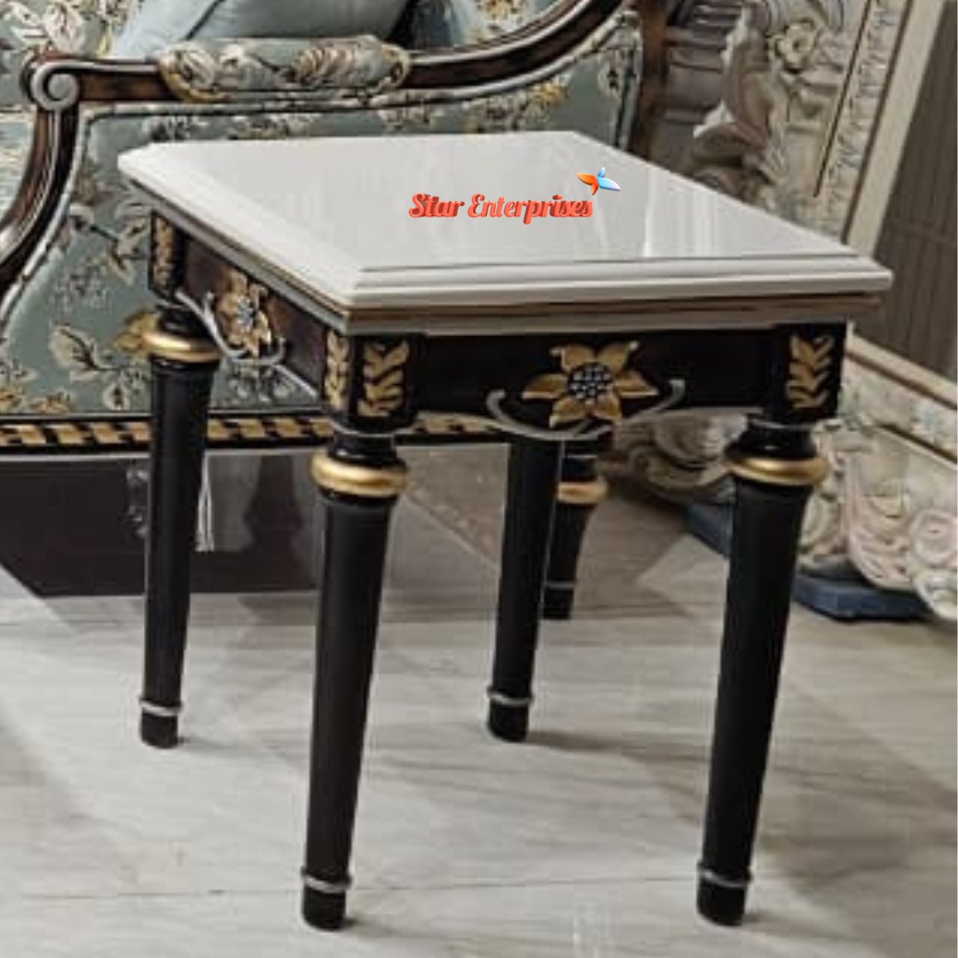 Star Enterprises Wooden-Handcrafted-Sofa-Side-Table SST-016 - Image 2