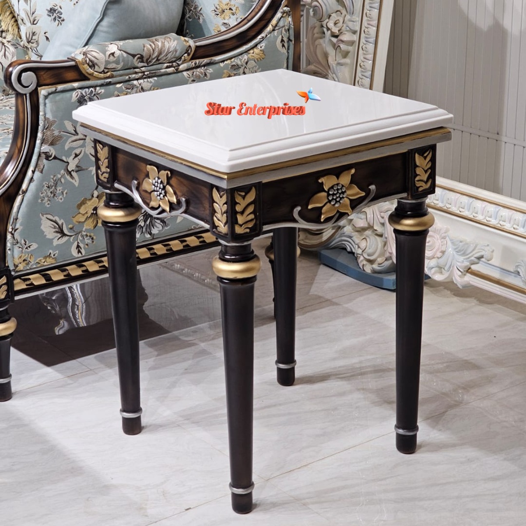 Star Enterprises Wooden-Handcrafted-Sofa-Side-Table SST-016 - Image 3