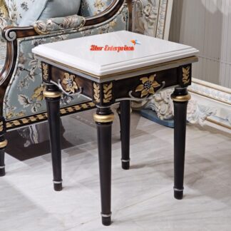 Star Enterprises Wooden-Handcrafted-Sofa-Side-Table SST-016