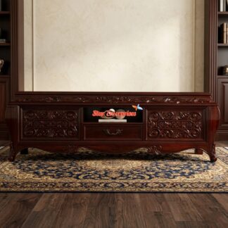Star Enterprises Wooden Handcrafted TV Unit TVCB-065
