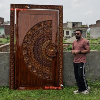Teak Wood Handcrafted Door DR- 080