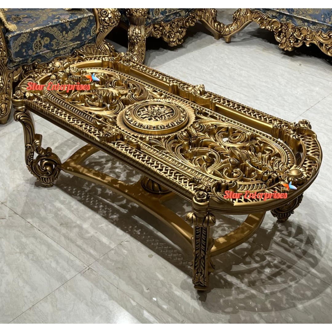 Wooden Luxury Handcrafted Center Table TBL-084 - Image 6