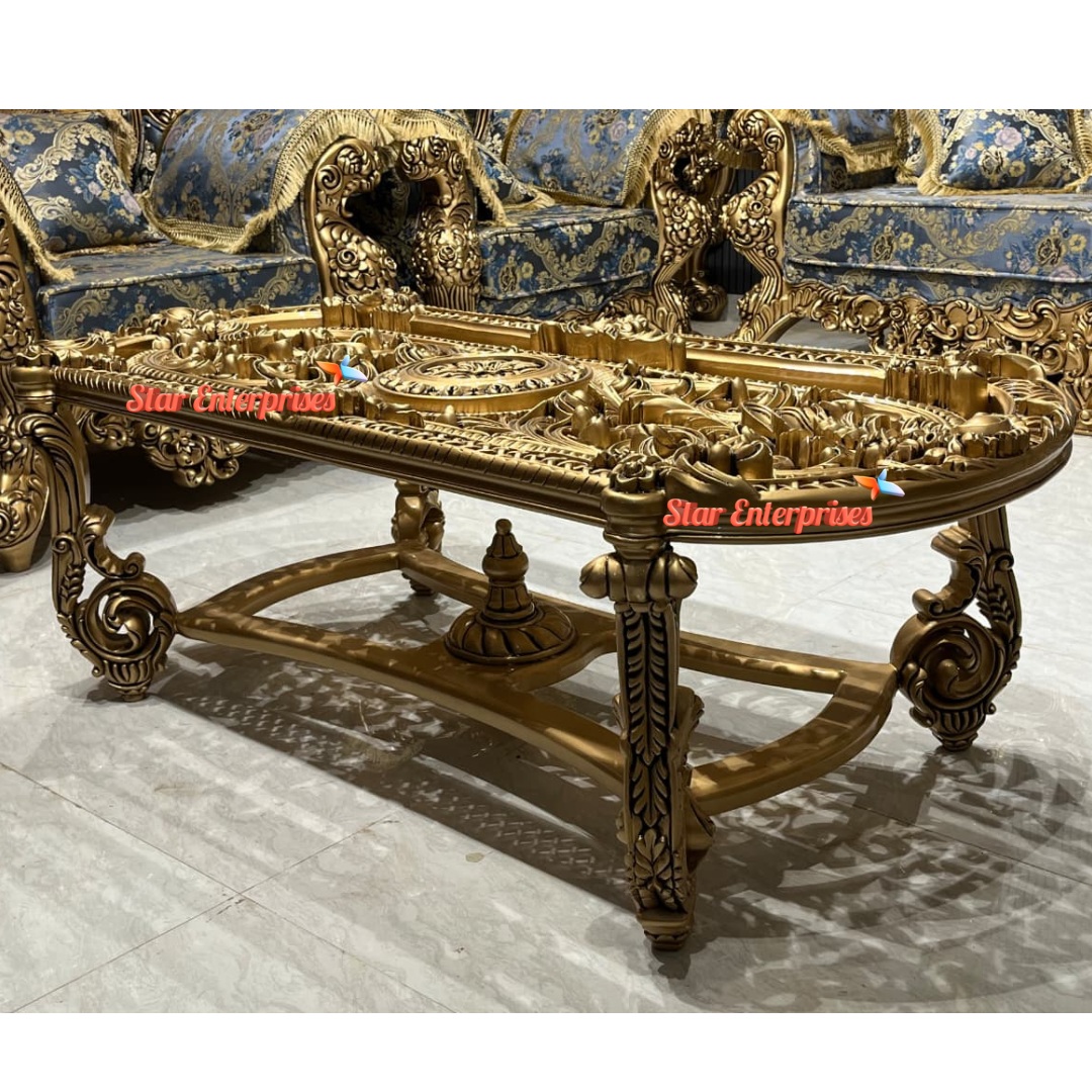 Wooden Luxury Handcrafted Center Table TBL-084 - Image 4