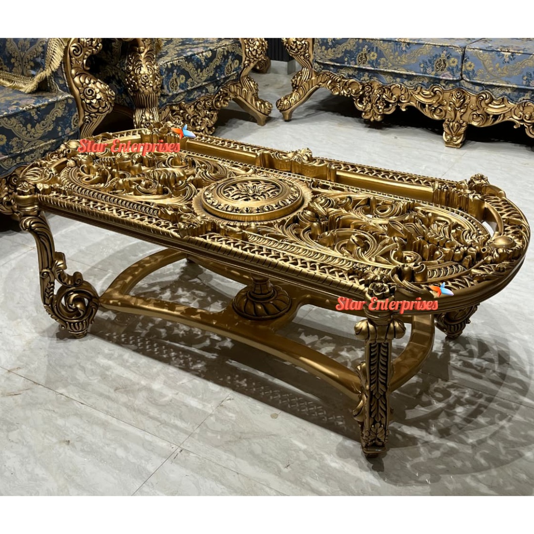 Wooden Luxury Handcrafted Center Table TBL-084 - Image 2