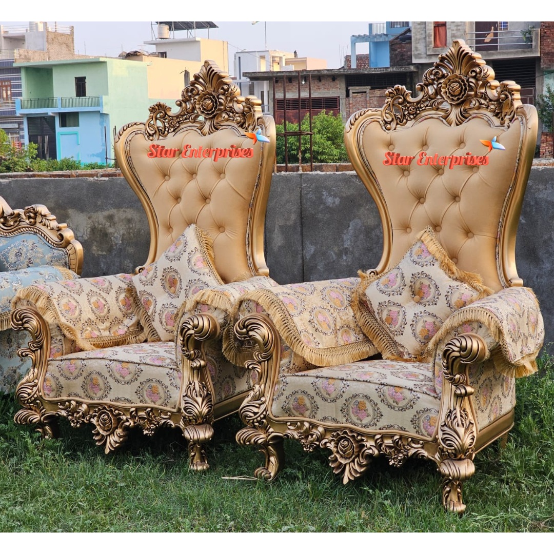 Wooden Royal High Back Chairs BDCH-0122 - Image 2