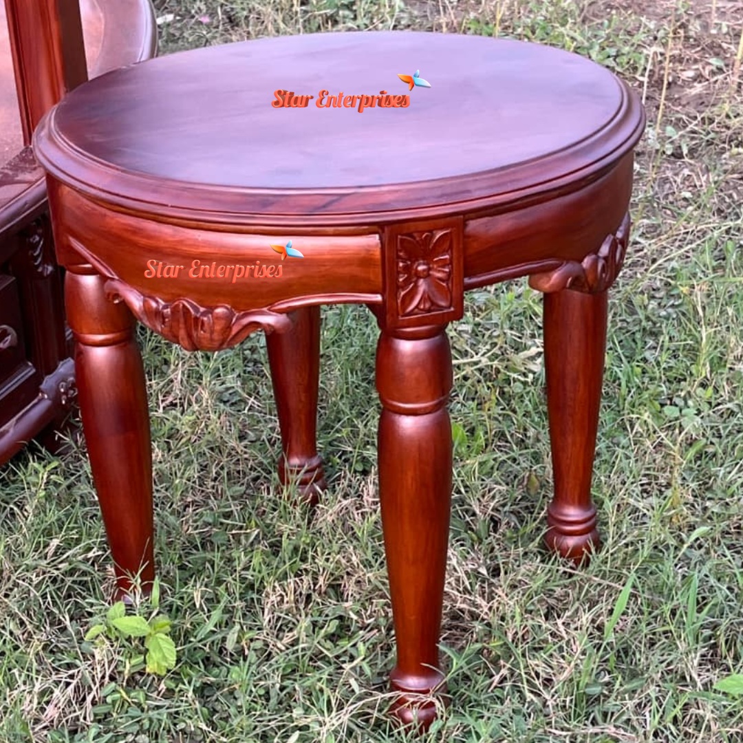 Classical Carved Round Bed RBD-028 - Image 6