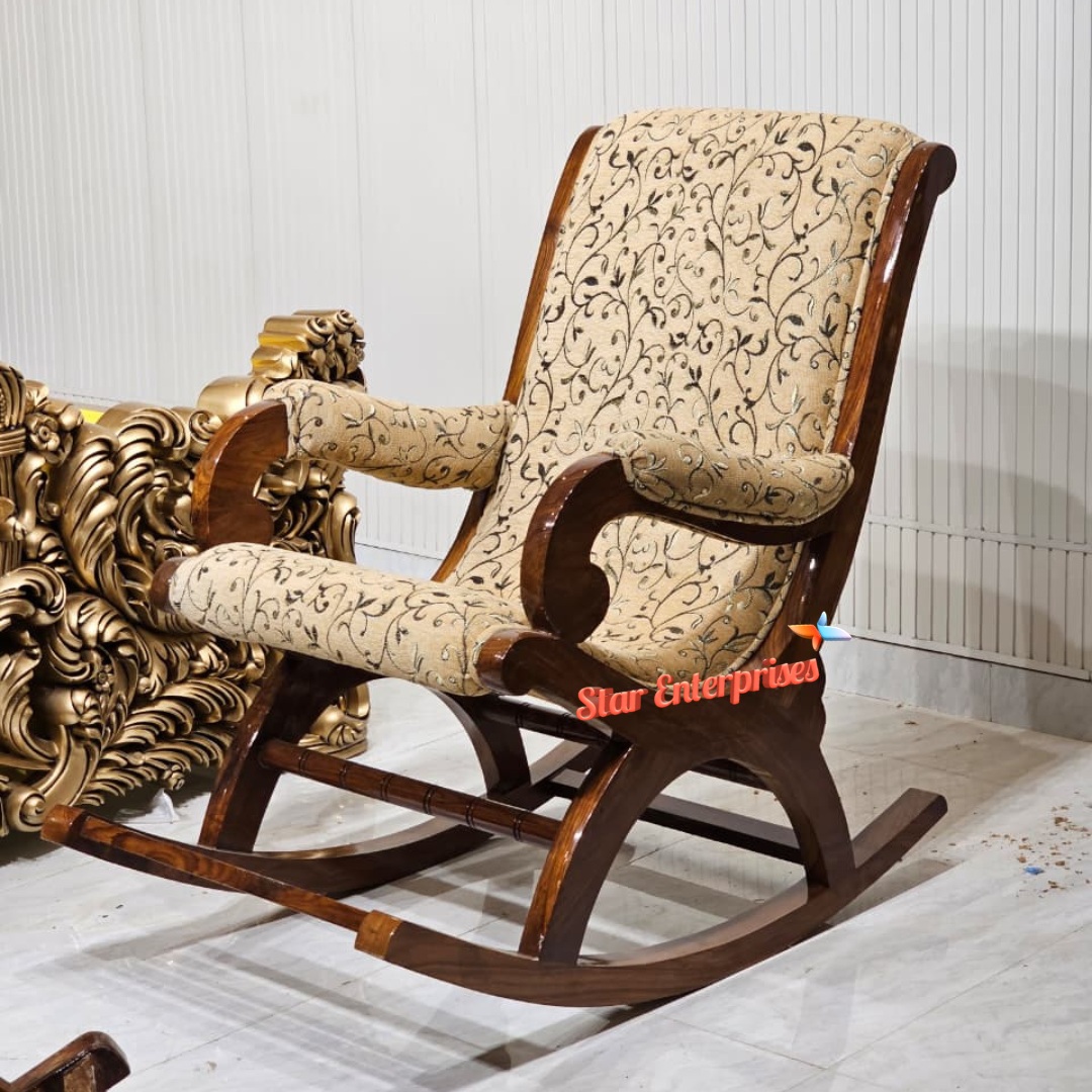 Premium Classic Rocking Chair BDCH-0123 - Image 4