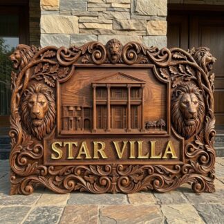 Wooden Handcrafted Name Plates Collection