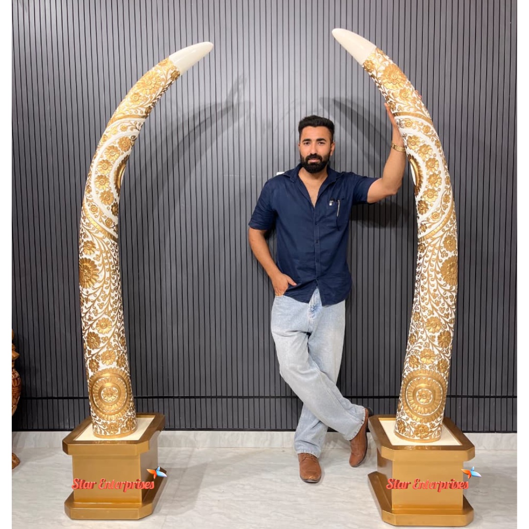 Elephant Tusk Home Decor Art WD-044