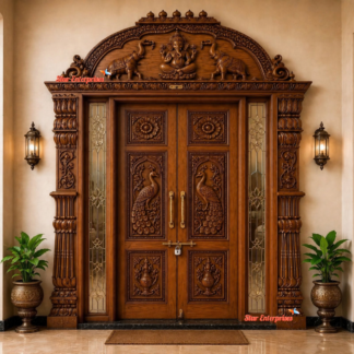 Grand Maharaja Style Wooden Door DR-095