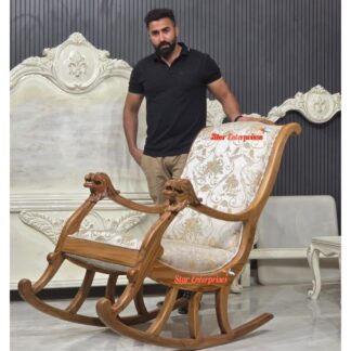 Handcrafted Luxury Rocking Chair BDCH-0130