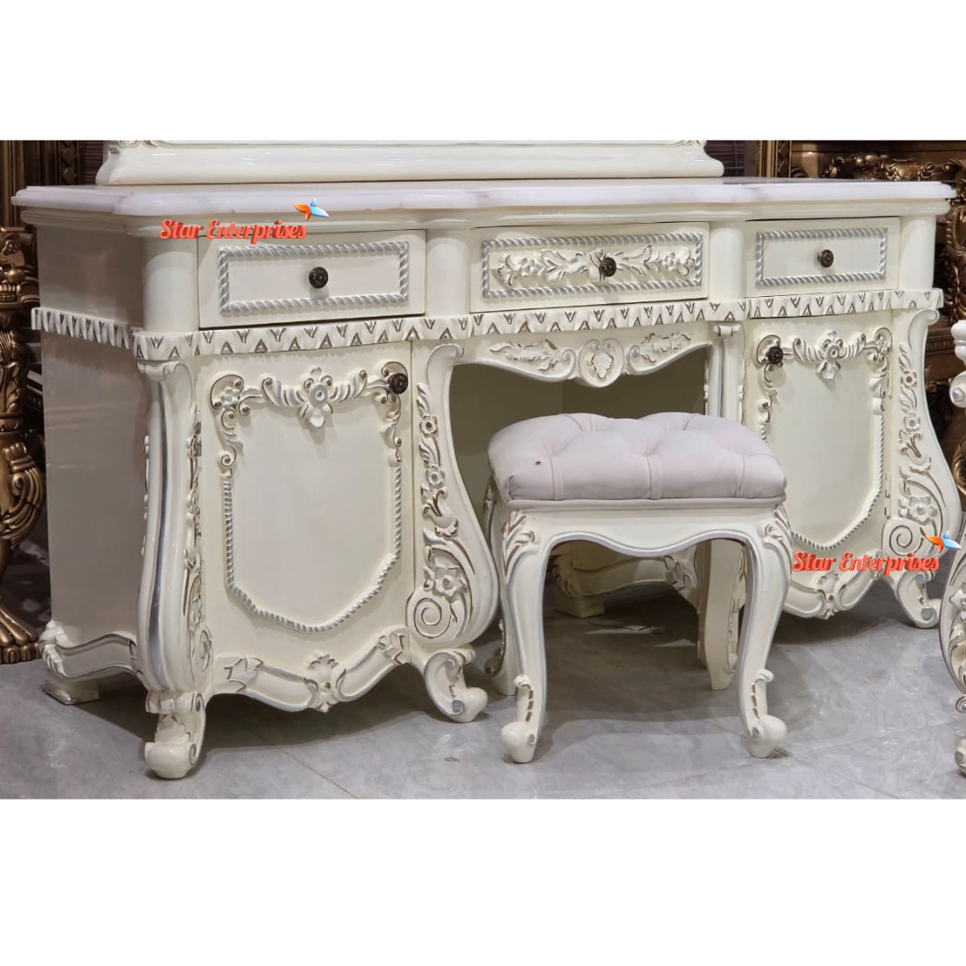 Luxury Handcrafted Dressing Table DRSR-076 - Image 3