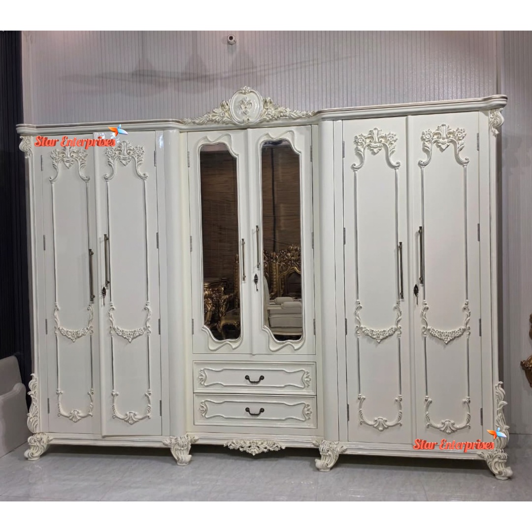 Luxury Handcrafted Grand Almirah ALM-070 - Image 4