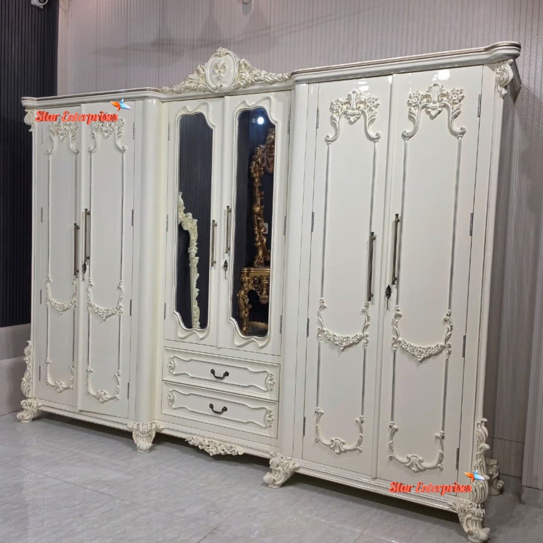 Luxury Handcrafted Grand Almirah ALM-070 - Image 2