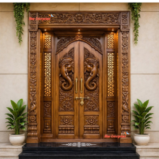 Luxury Heavy Carved Home Door DR-094