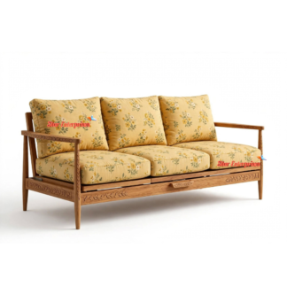 Premium Teak Wood Sofa Cum Bed SCB-012