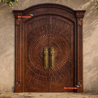 Royal Wooden Door for Grand Entrances DR-093