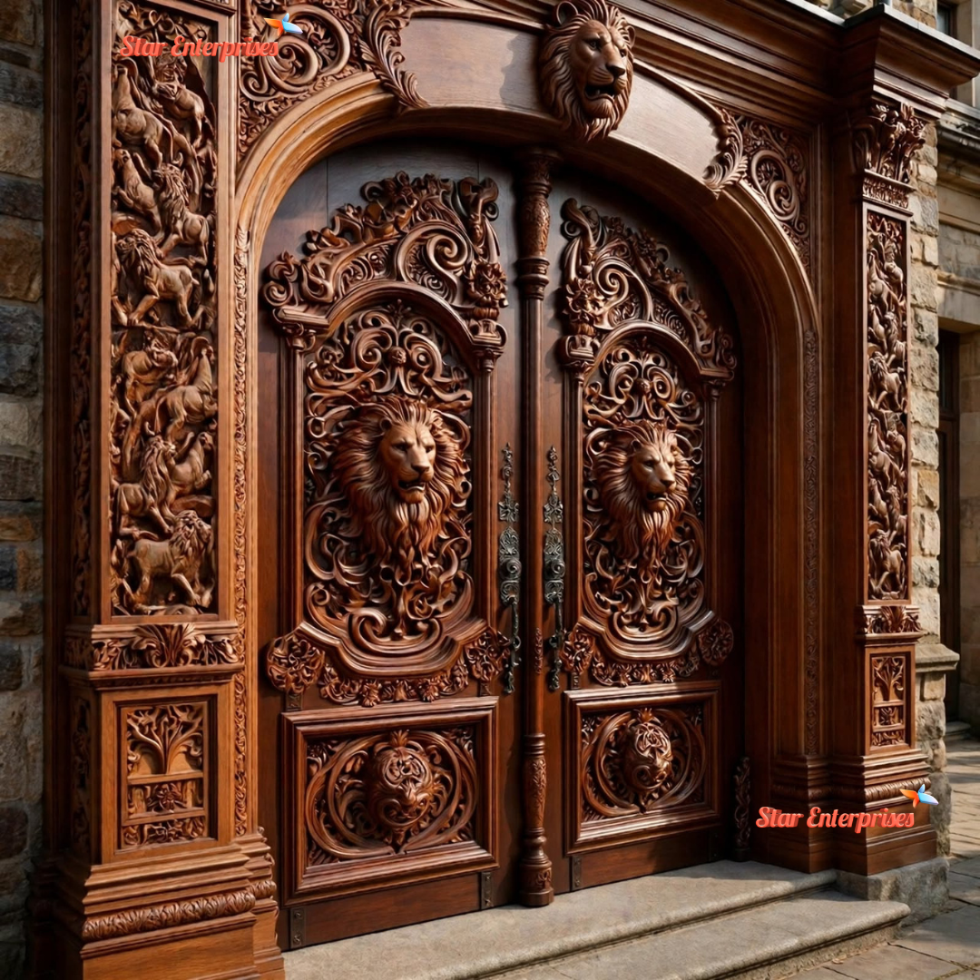 The Grand Maharaja Lion Face Door DR-092 - Image 3