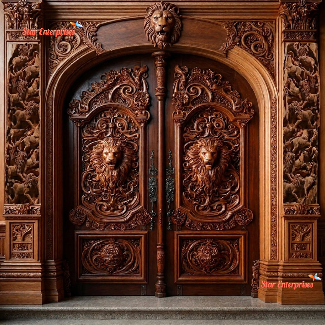 The Grand Maharaja Lion Face Door DR-092