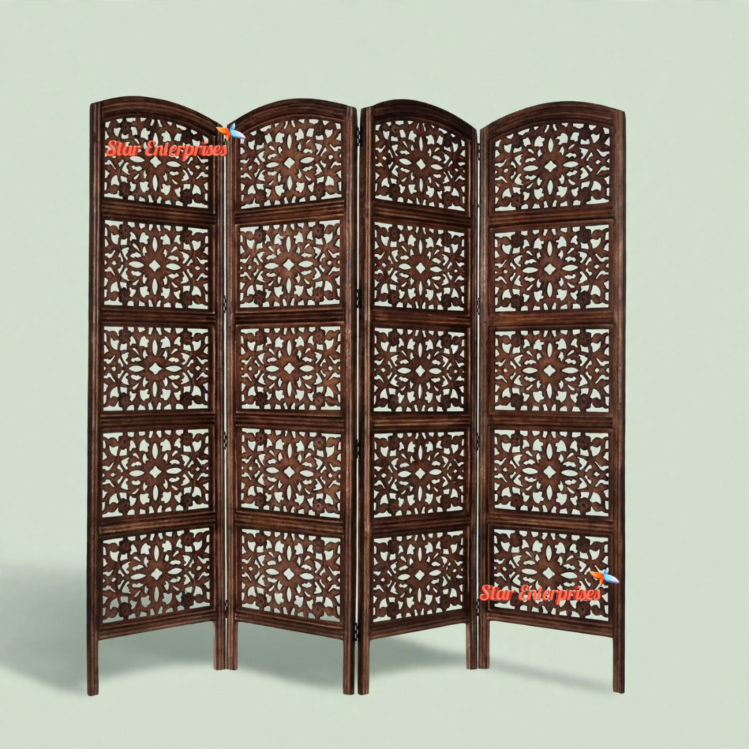 Wooden Handcrafted Room Partition PART-052 - Image 3