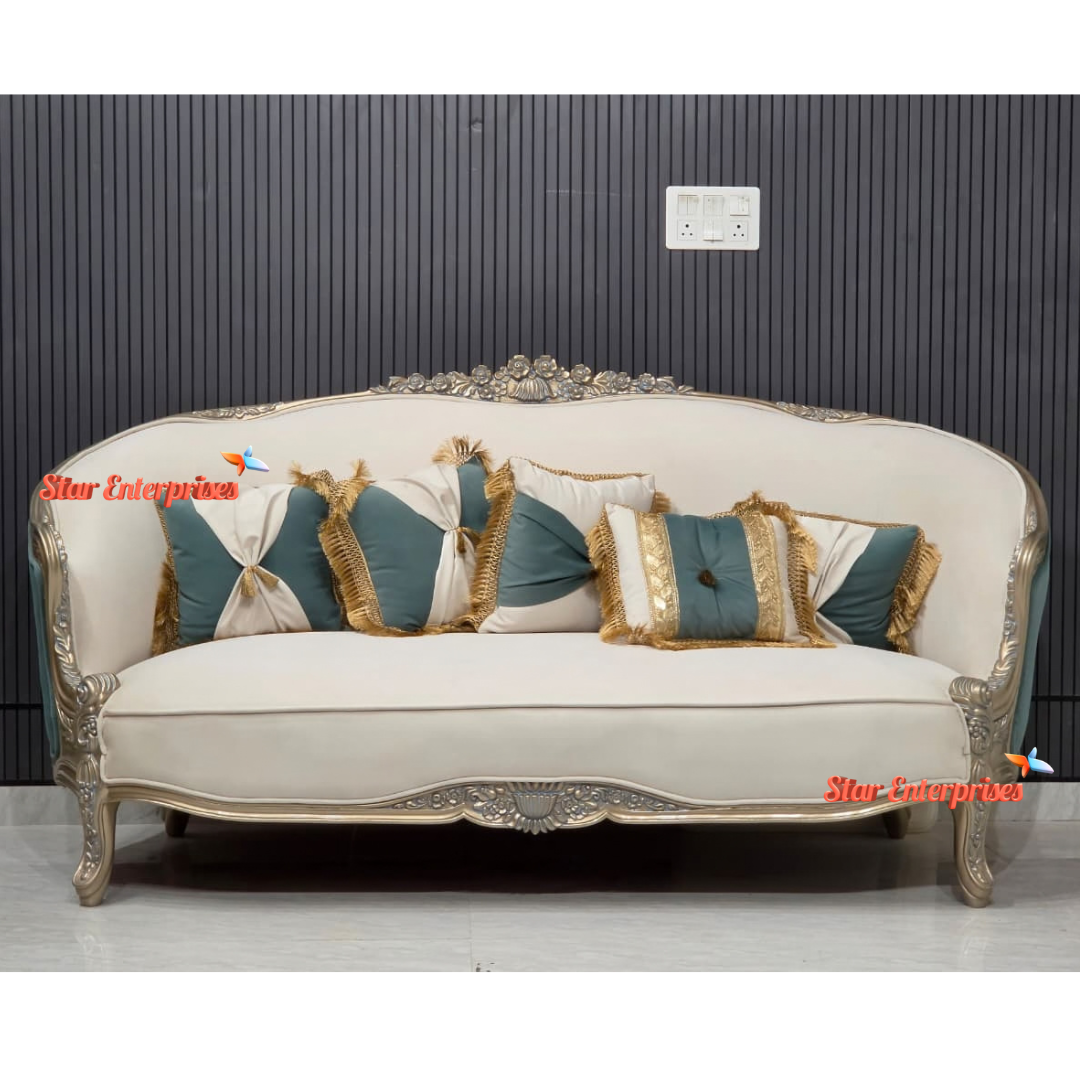 Classical Carved Victorian Style Sofa Set SOFA-0149 - Image 2