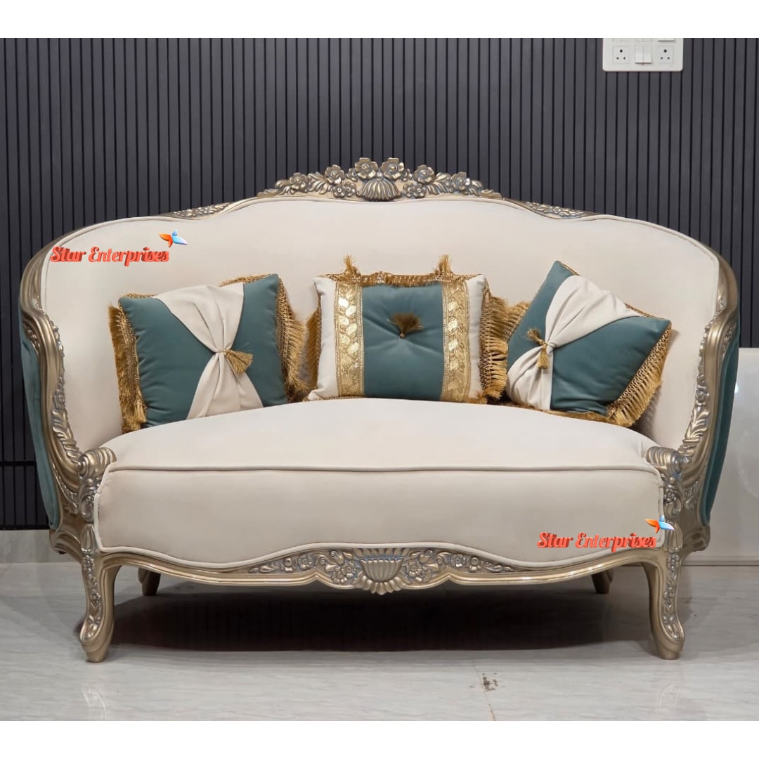 Classical Carved Victorian Style Sofa Set SOFA-0149 - Image 4