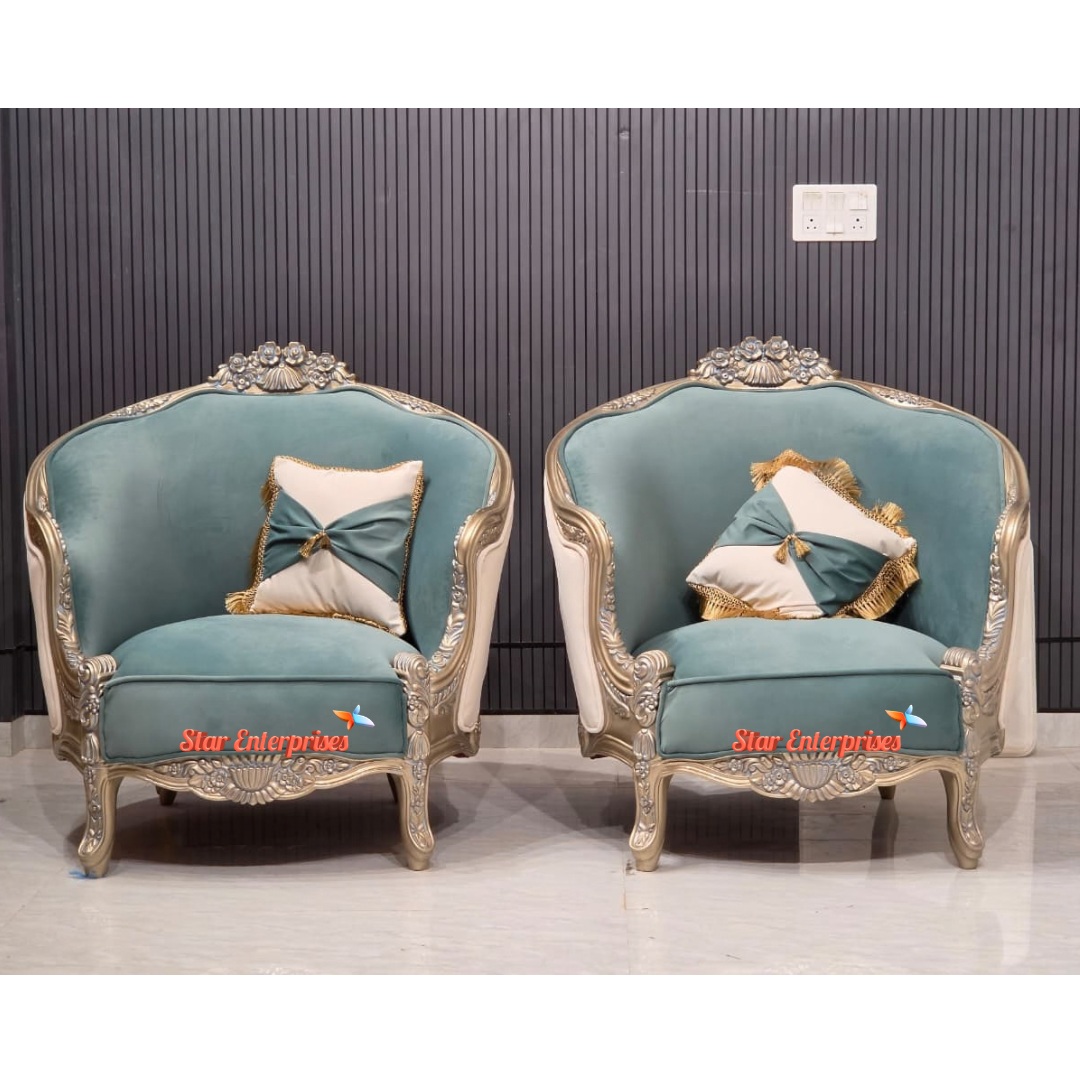 Classical Carved Victorian Style Sofa Set SOFA-0149 - Image 6