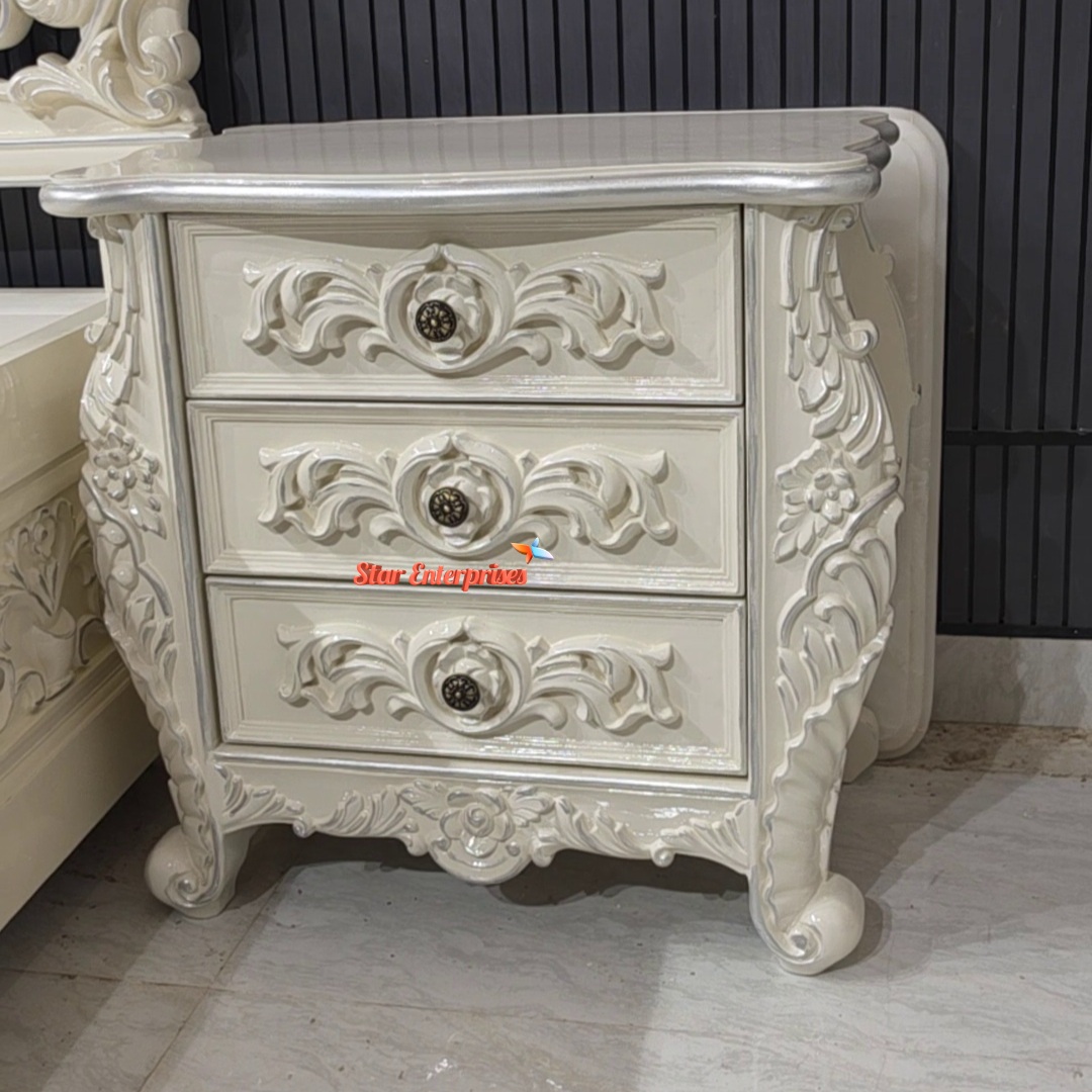 Luxury Handcrafted Bedside Table BDSD-095 - Image 2