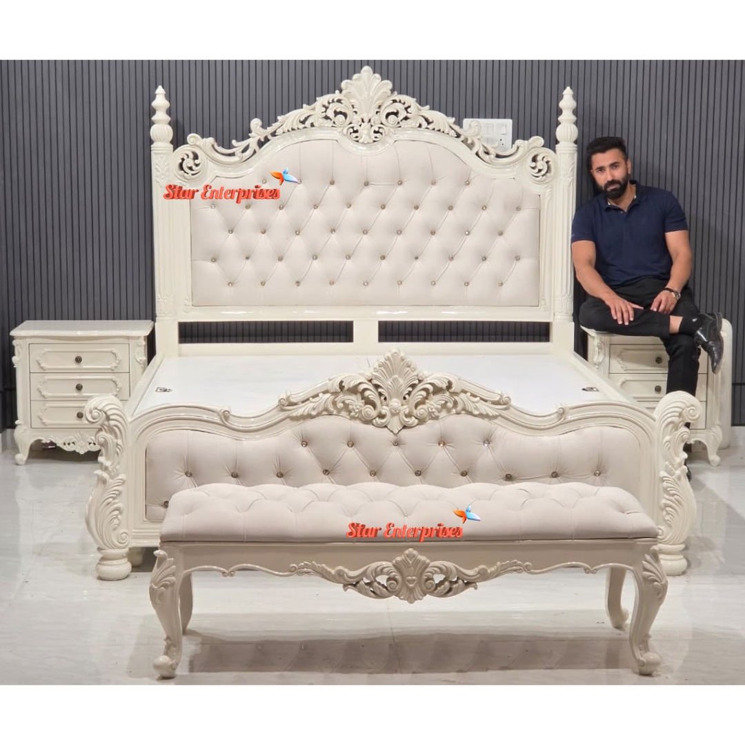 Luxury Handcrafted Premium Bed BD-0177 - Image 2