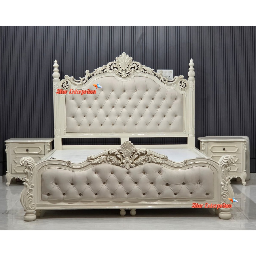 Luxury Handcrafted Premium Bed BD-0177 - Image 4